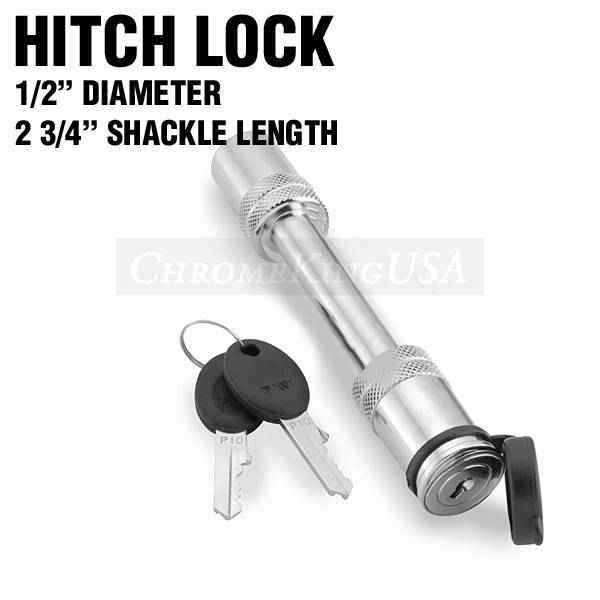 Black Horse Offroad HL-100 Polished 5/8-in Receiver Hitch Pin Lock - image 2