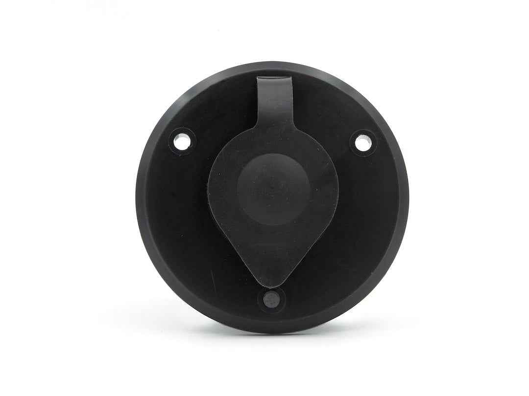 B&B Molders 94321 Black Single-Cable TV Entry Plate