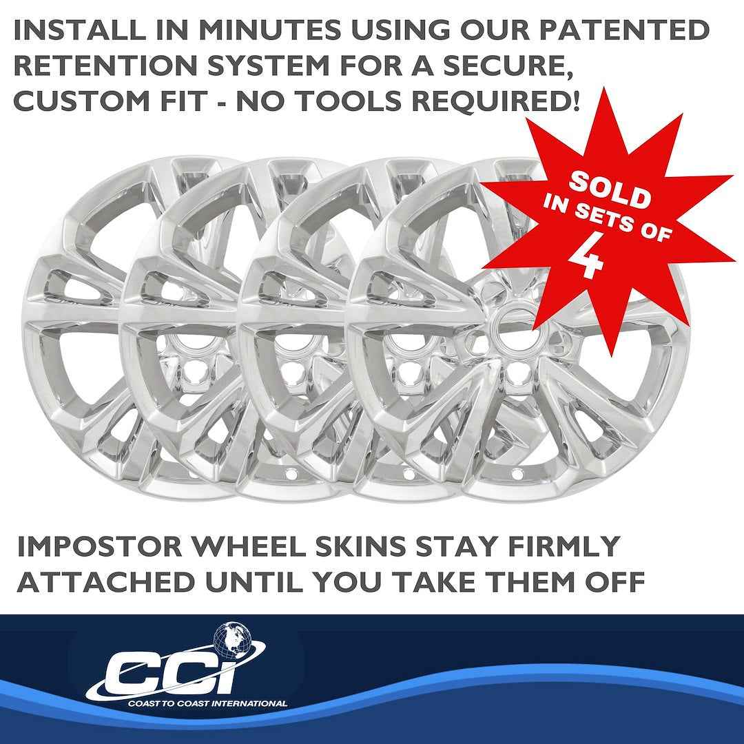 Coast To Coast IMP384X Equinox 17-Inch Chrome V-Spoke Skins