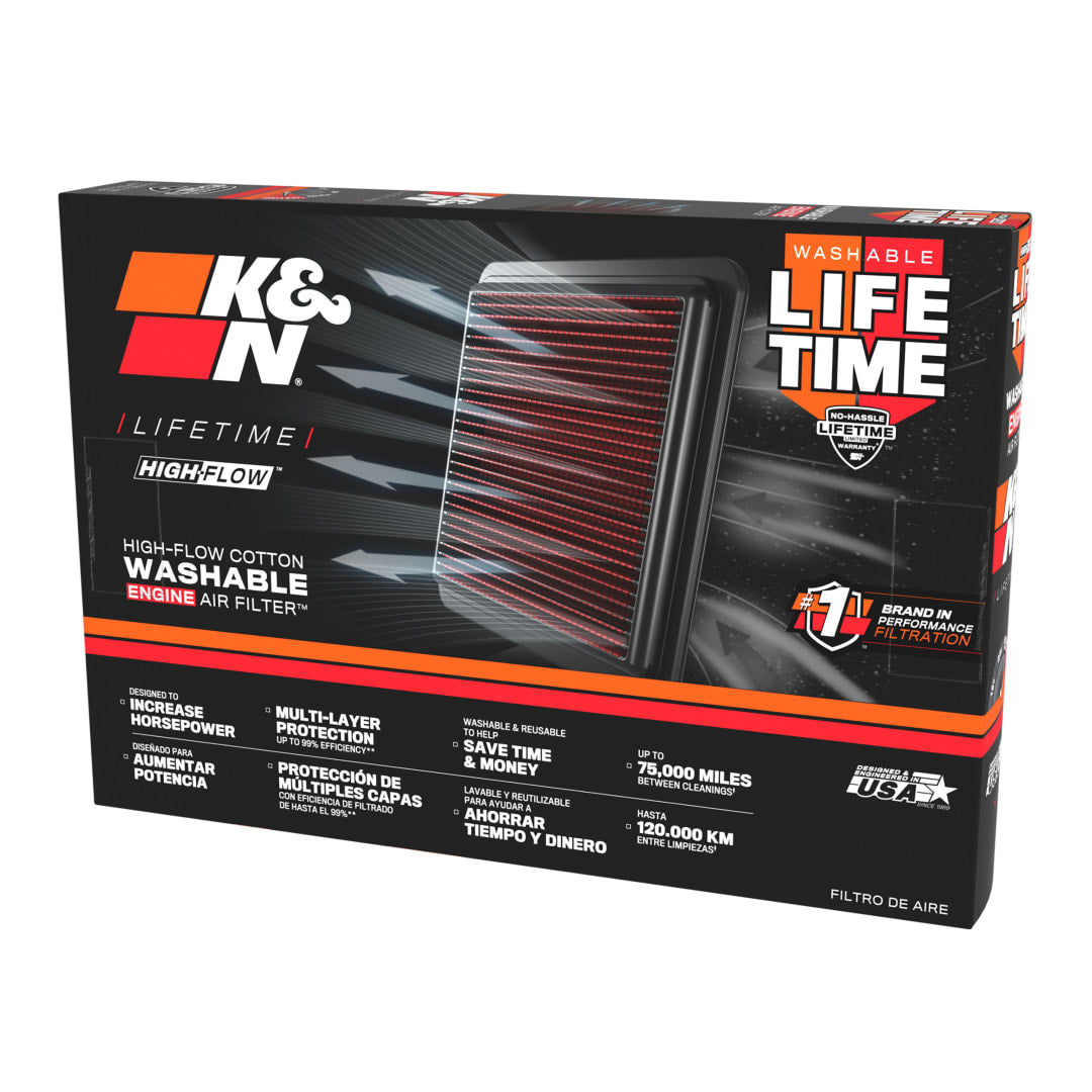 K&N 33-5150 High-Flow Factory Air-Box Filter