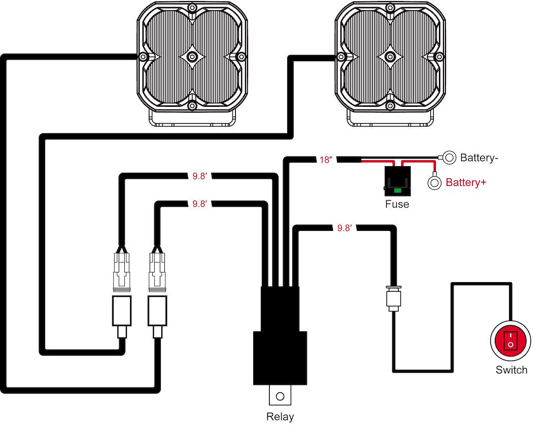 ARC Lighting 84002 Two-Output Wiring Harness for LED Lamps - image 7