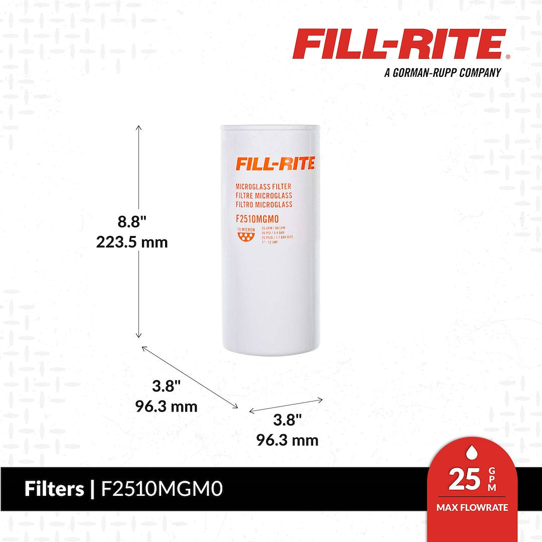 Fill-Rite F2510mgm0 Multi-Fuel Transfer-Pump Filter
