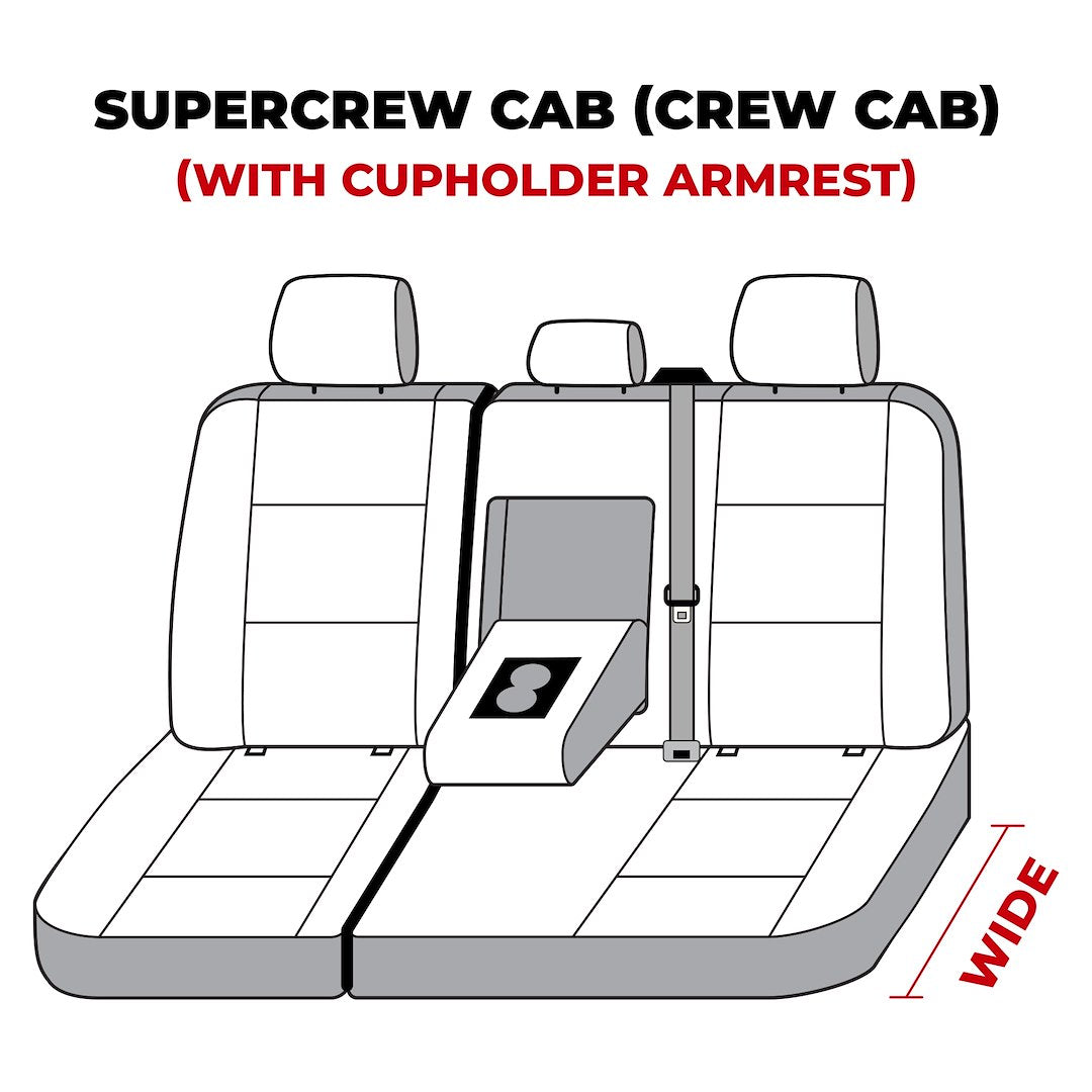 Covercraft SS8521PCGY SeatSaver BO Rear Bench Protection for F-150 - image 6