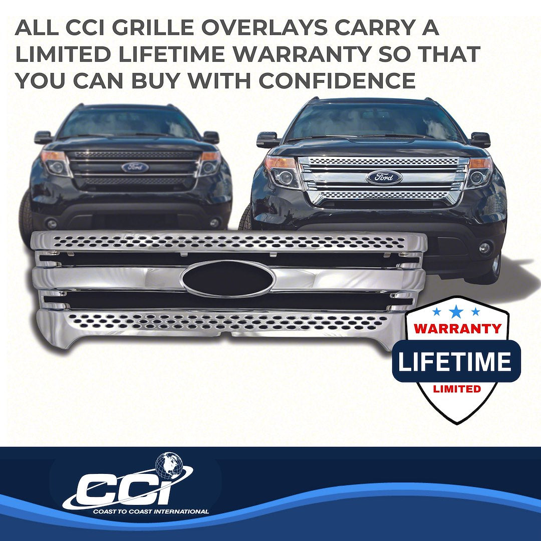 Coast To Coast GI91 Explorer One-Piece Grille Overlay - image 3