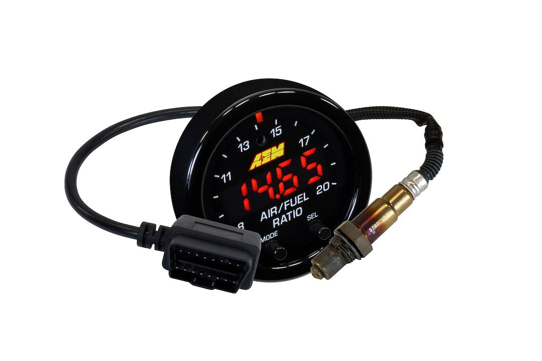 AEM Electronics 30-0334 X-Series OBDII AFR Gauge With Sending Unit - image 2