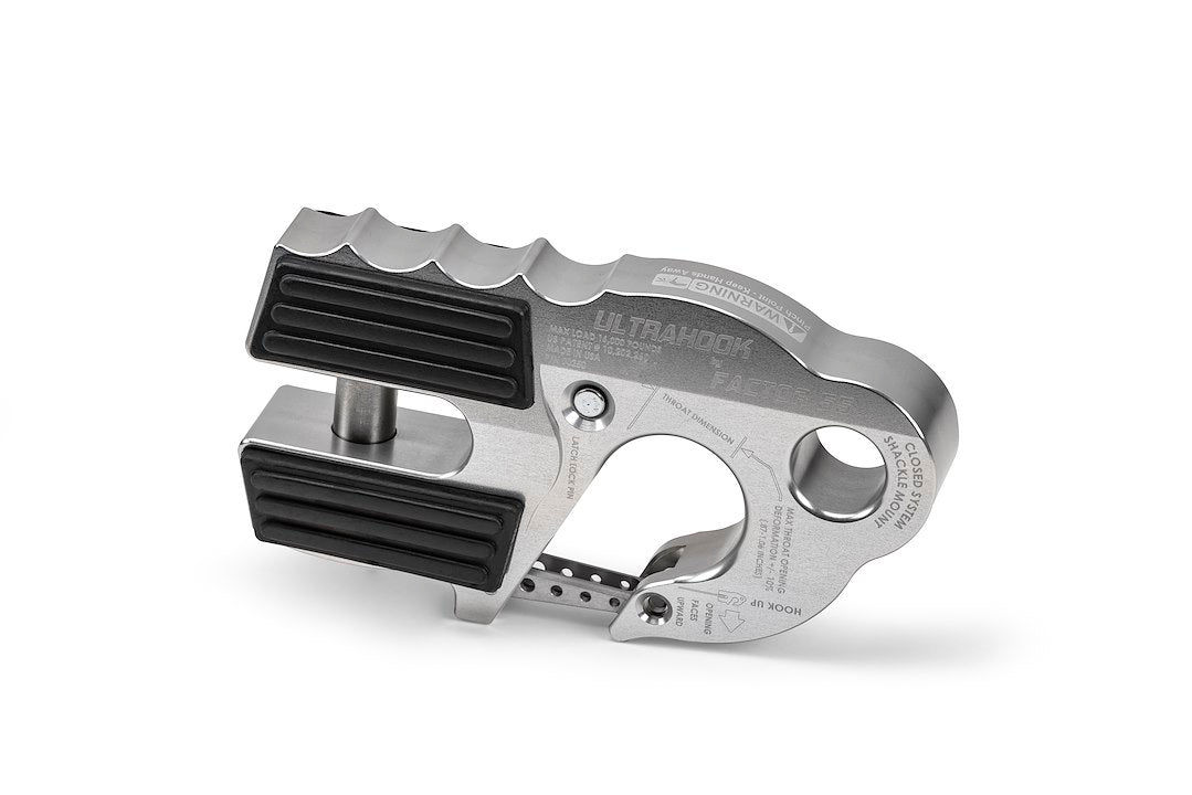 Factor 55 00250-05 Ultrahook Clevis Hook in Silver