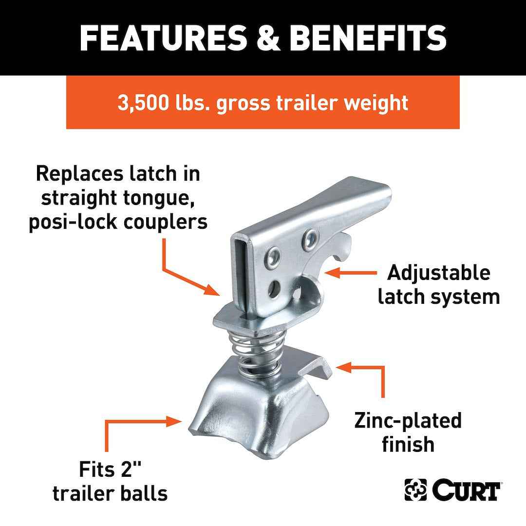 CURT 25194 2-Inch Ball Posi-Lock Latch Replacement Kit