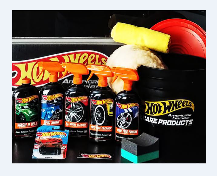 Hot Wheels Car Care Hwcbukit Collectors Bucket Vehicle Wash Set