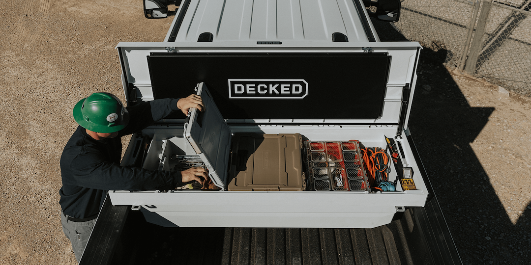 Decked Dtb2-Wht Tool Box 2.0 Crossover Storage
