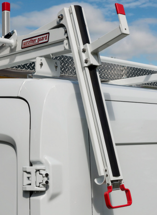 Weather Guard (Werner) White 8-Bar Van Ladder Rack - 1000 lb – 210-3