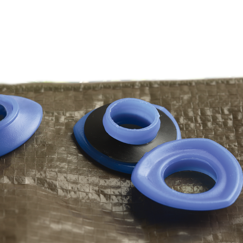 Coghlan's 706 Blue Self-Cutting Fabric Grommets, Eight-Pack