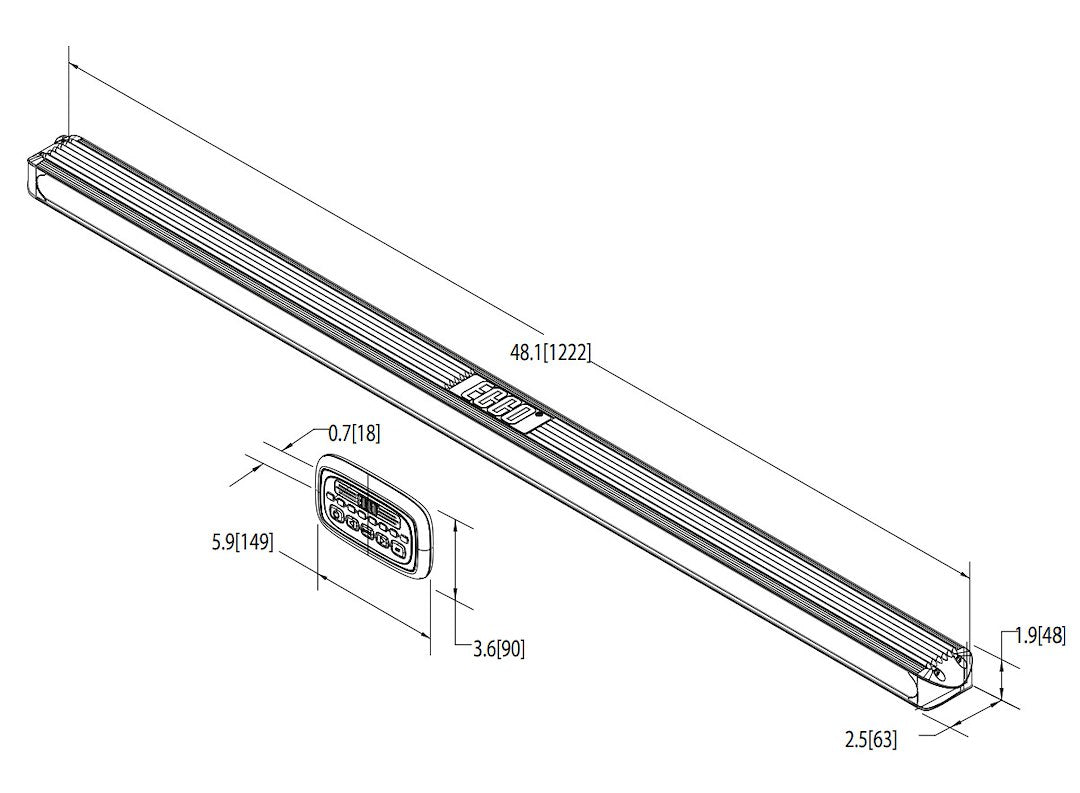 Ecco Elect 3410A LED Safety Signal Mounting Kit