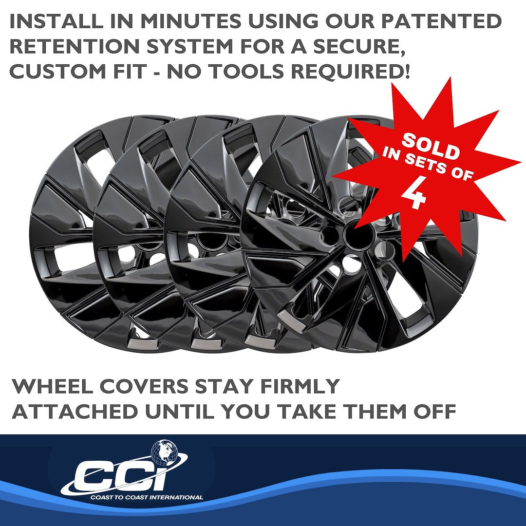 Coast To Coast 53816BLK Altima 16-Inch Split-Spoke Trim Set - image 5