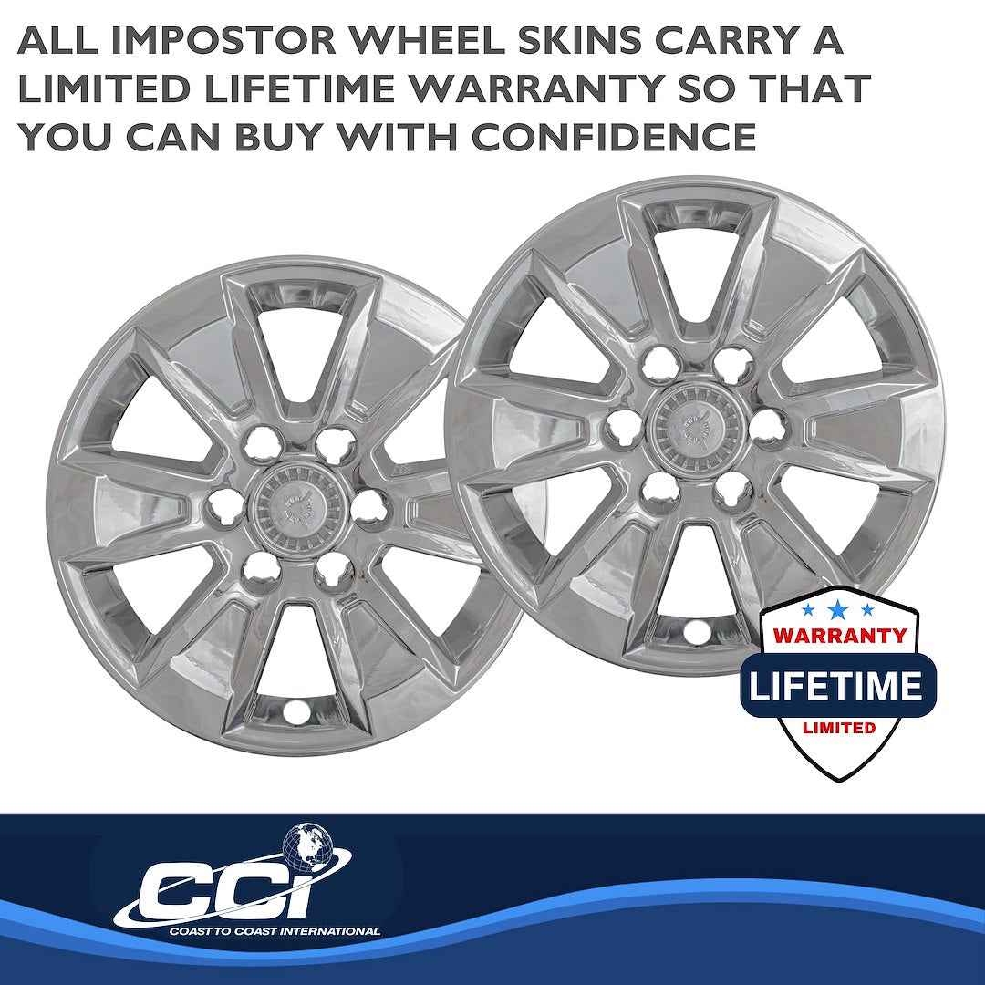 Coast To Coast IMP436X Silverado/Sierra 17-Inch Chrome Skins