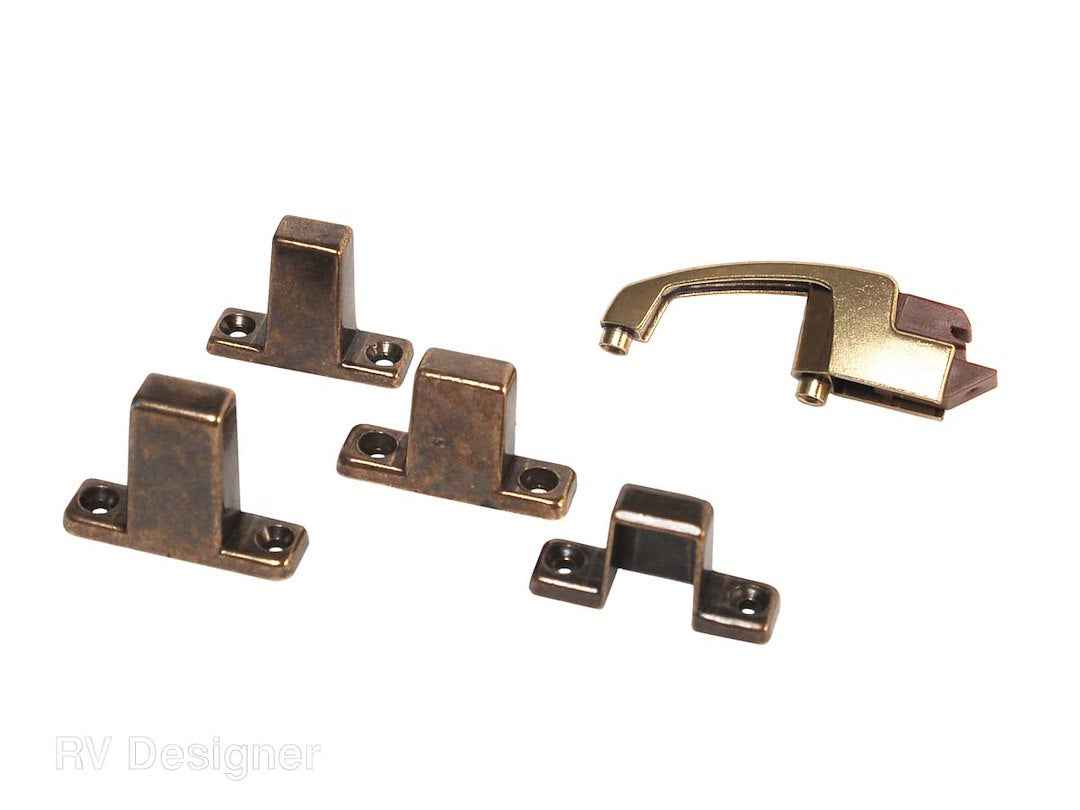 RV Designer H243 Antique Bronze 6-Inch Baggage-Door Catch