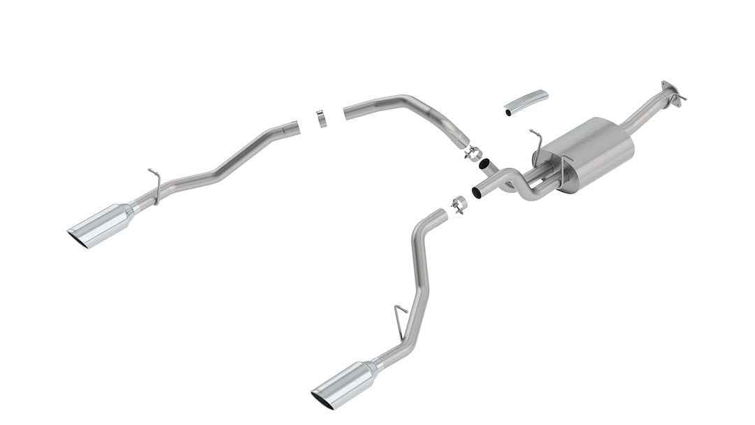 Borla 140752 Ram 1500 S-Type Cat-Back, Black-Chrome Tips