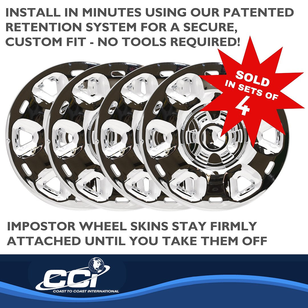 Coast To Coast IMP101X 17-Inch Chrome Impostor Skin Set - image 4