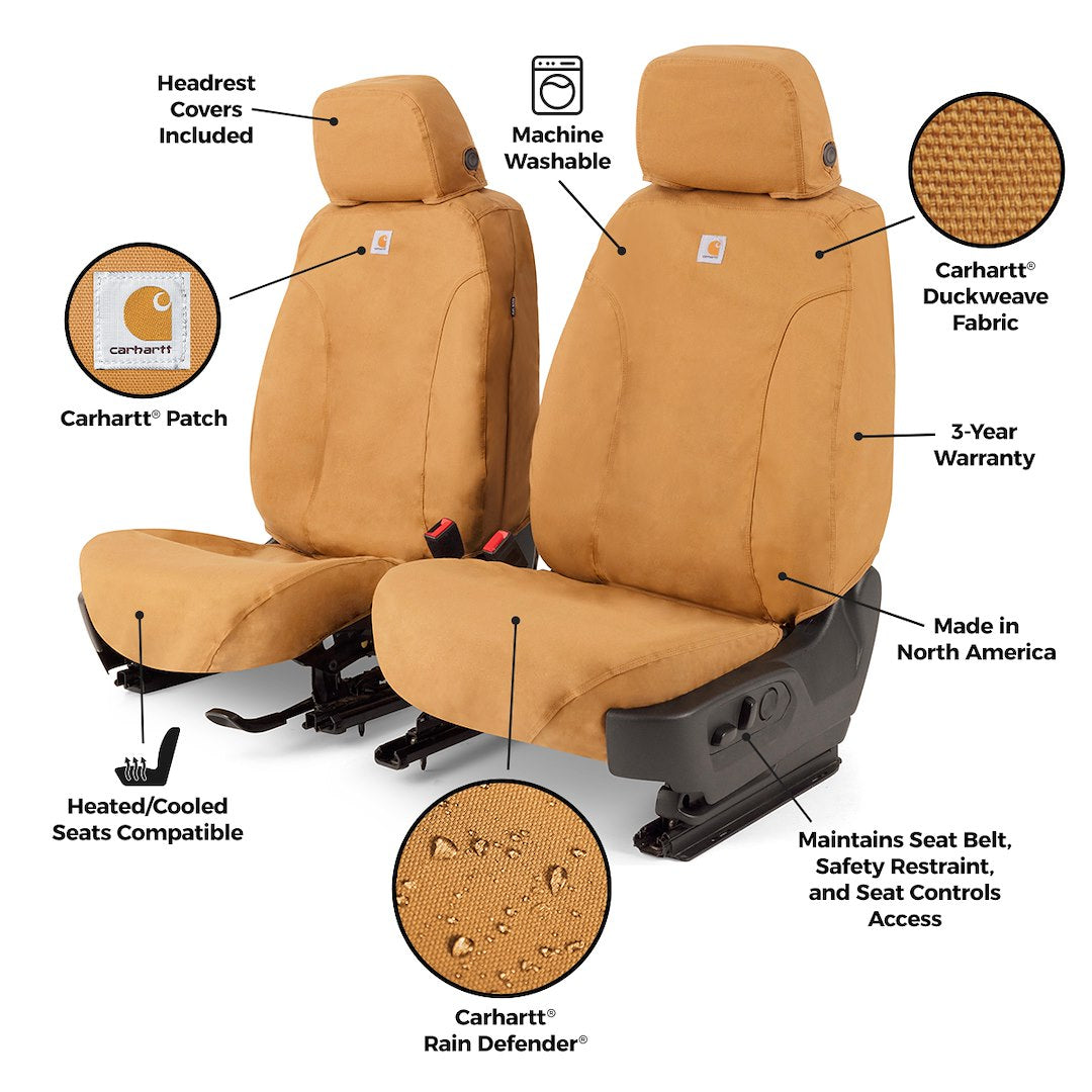 Covercraft SSC2517CAB Carhartt SeatSaver C Front Covers for Silverado - image 3