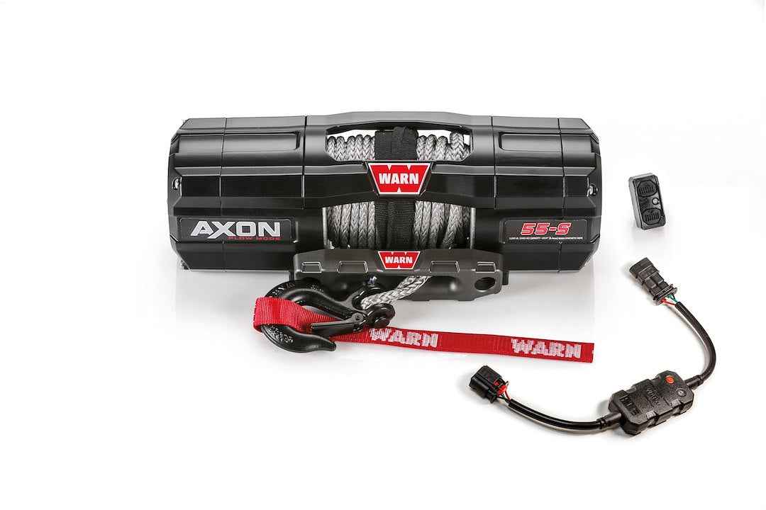 Warn 12V Winch - 5500 lb, Synthetic Line – 110250