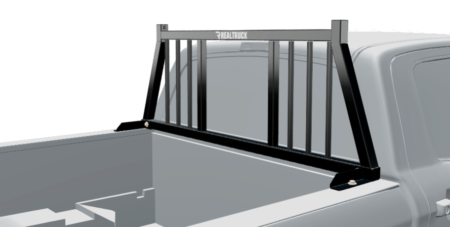 BackRack 147TR Round/Vertical-Bar Rack with Window Cutout - image 2