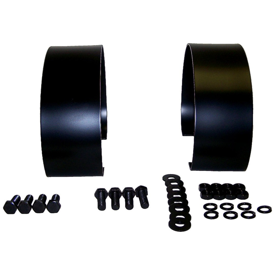 Crown Automotive 5355457K Black Steel Rear Bumperette Set - image 2