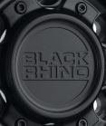 Black Rhino Wheels 45135140SB Satin Black Closed Wheel Center Cap - image 1