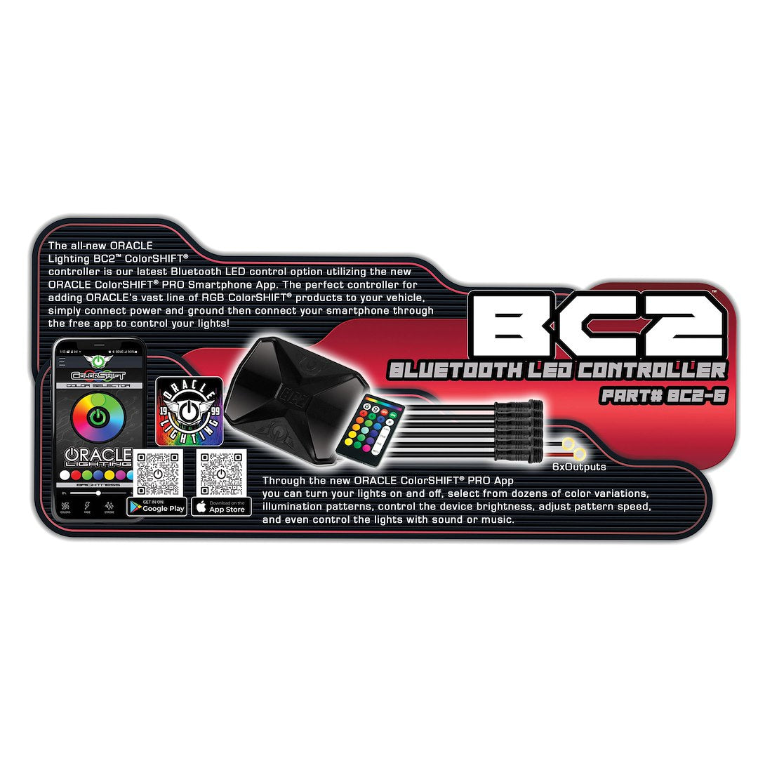 Oracle Lighting BC2-6 Bluetooth Multipurpose RGB Lighting Control