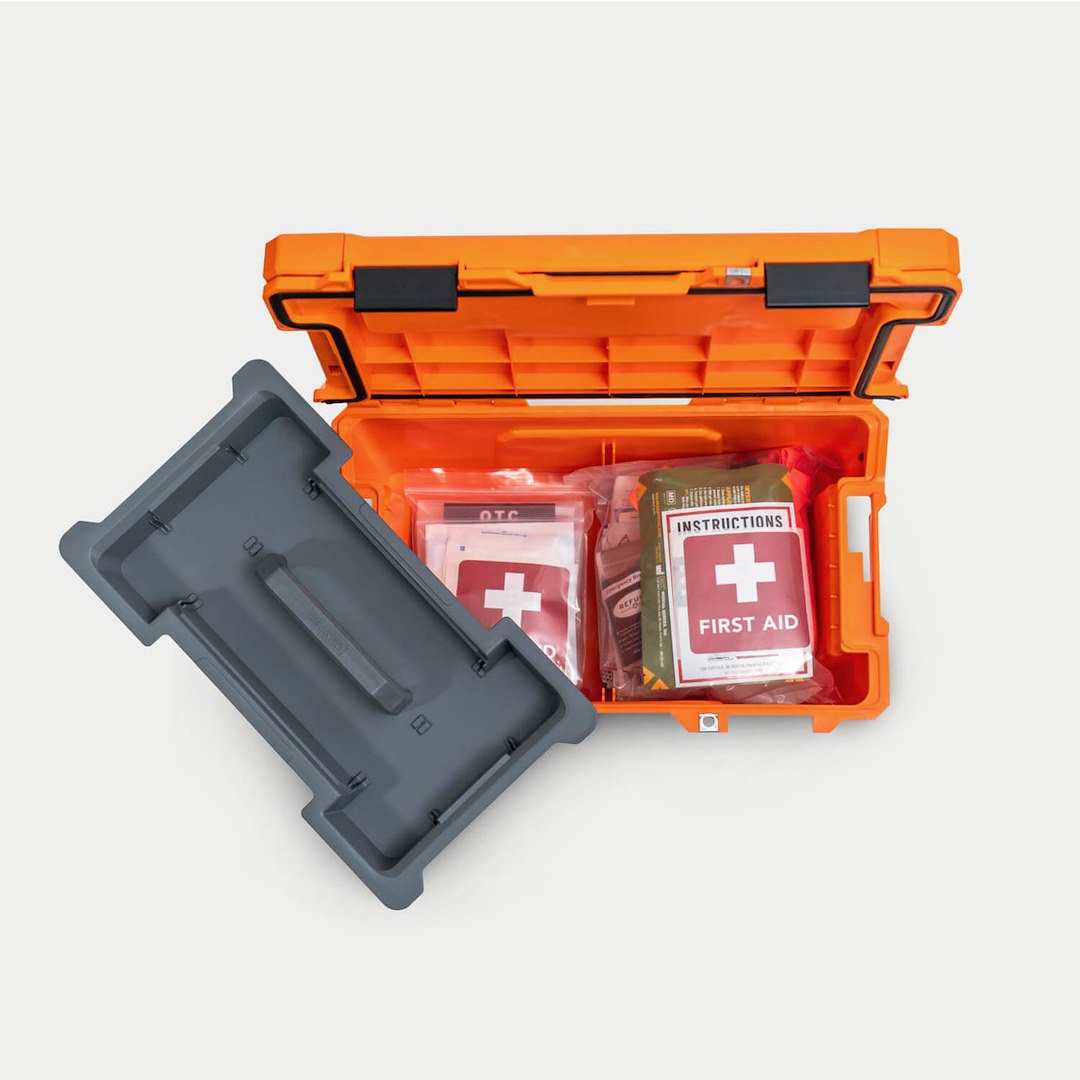 Decked A0131-IFAK-ORG Medical Supply Kit with Case