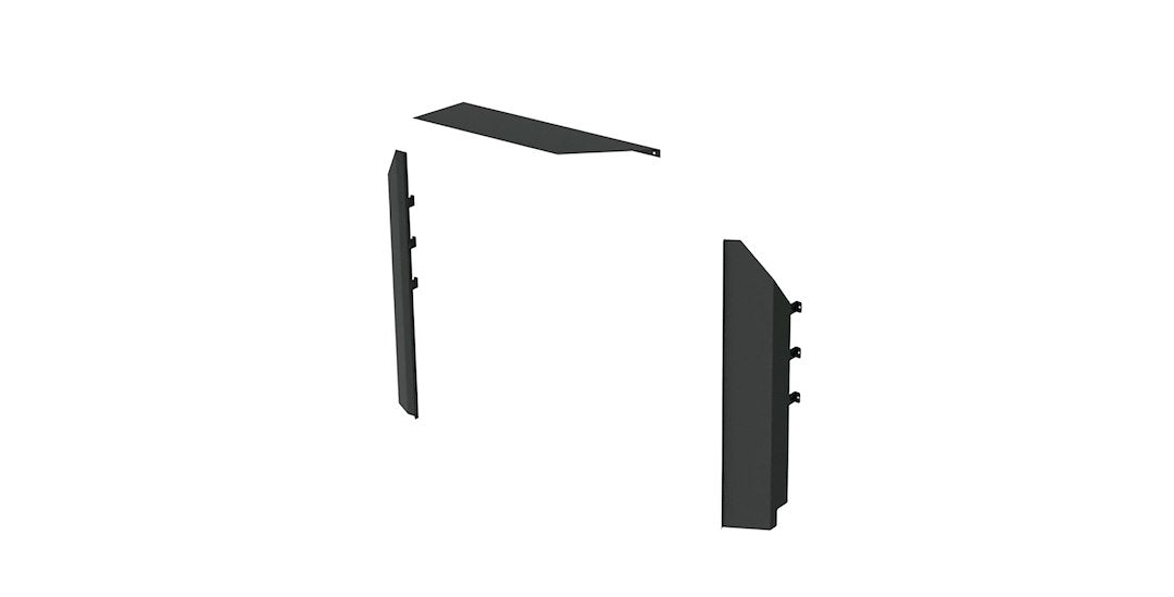 Masterack 027807kp Transit Low Roof Partition Wing