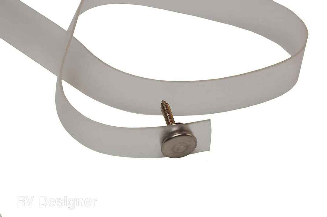 RV Designer A750 Clear 18-Inch Folding-Door/Curtain Tieback
