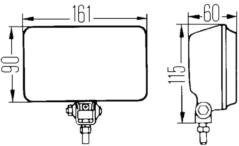 Hella 005860261 450 Series Driving Lamp