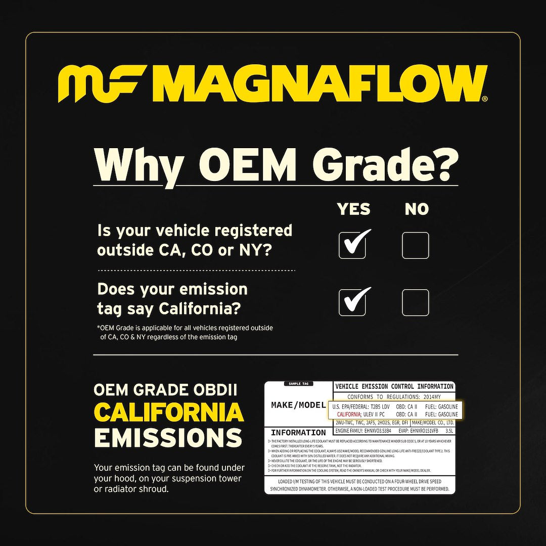 MagnaFlow 49935 OEM Grade OBDII Catalytic Converter