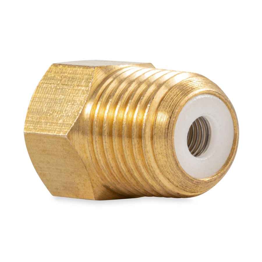 Camco 59954 Brass 1/4-Inch Propane Adapter with Check Valve