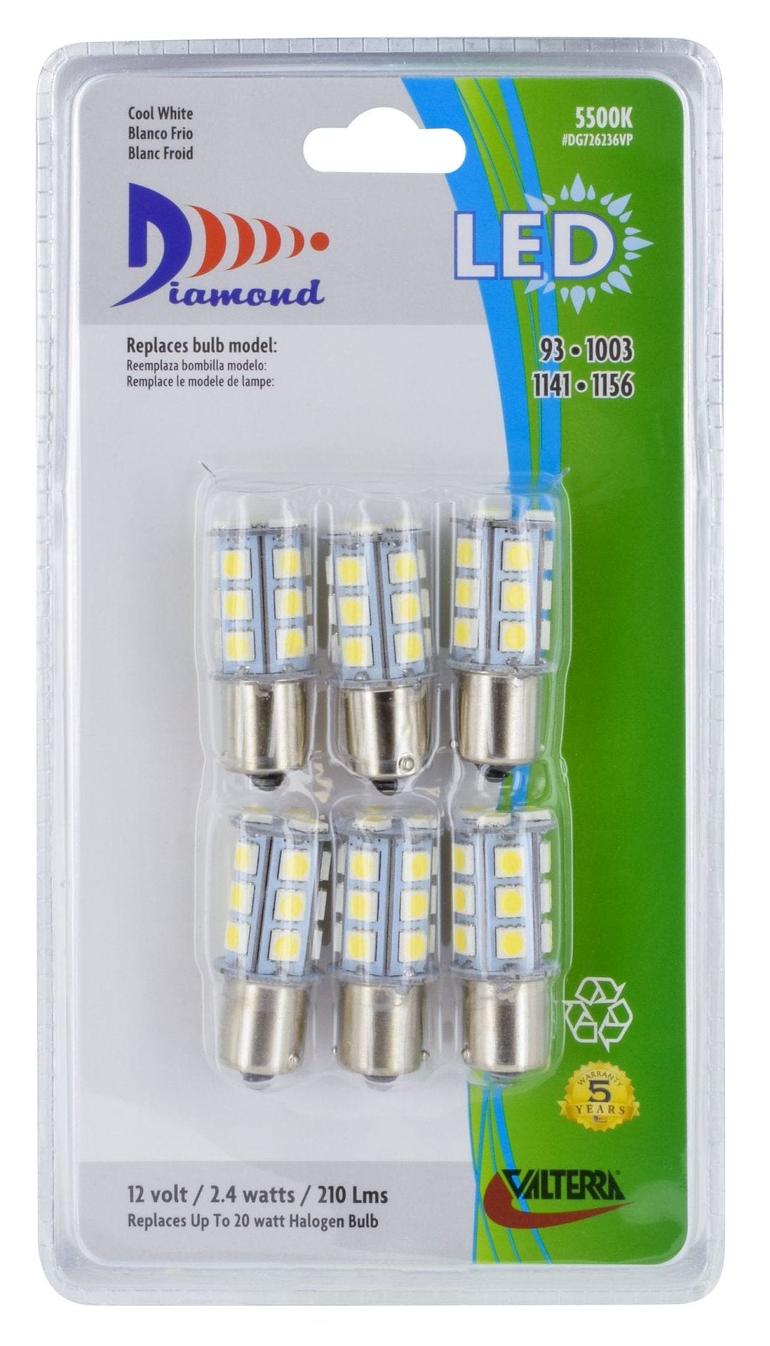 Valterra Dg726236wvp Multi Purpose Light Bulb - Led - image 2