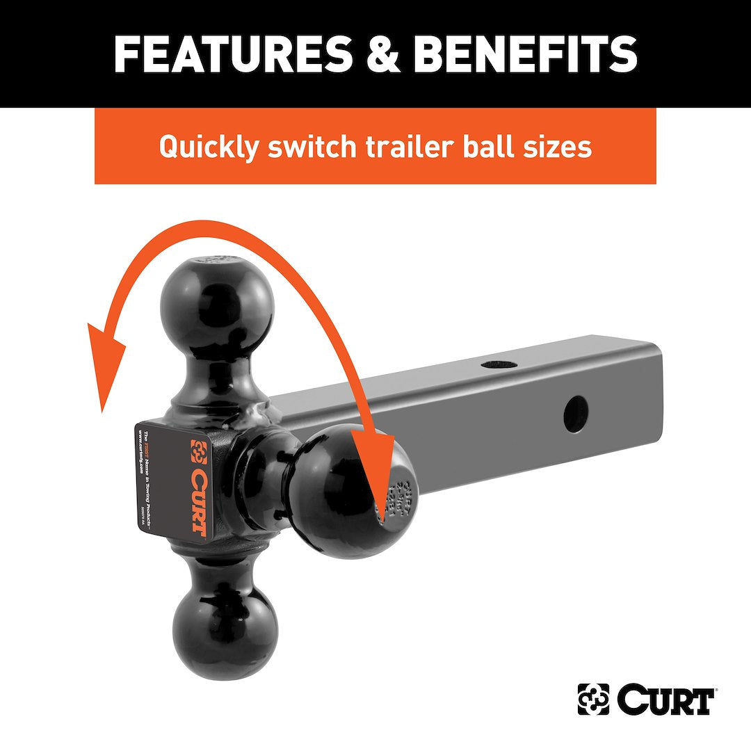 Curt 45650 Trailer Hitch Ball Mount - image 3
