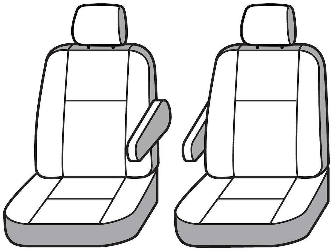 Covercraft SS2512WFGY Endura SeatSaver Transit Style AC Set - image 6