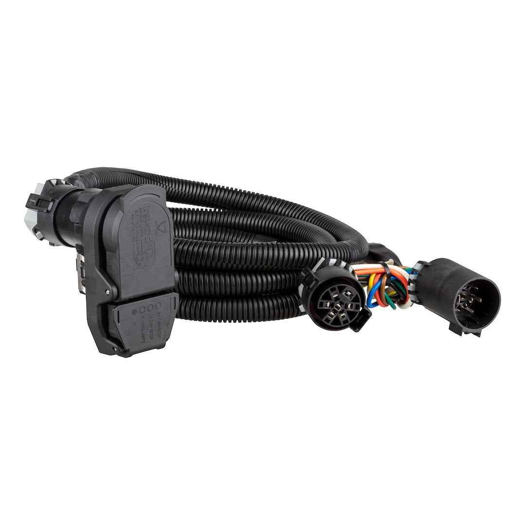 CURT 7-ft Truck-Bed Wiring Extension - 4-Flat/7-Blade – 56003