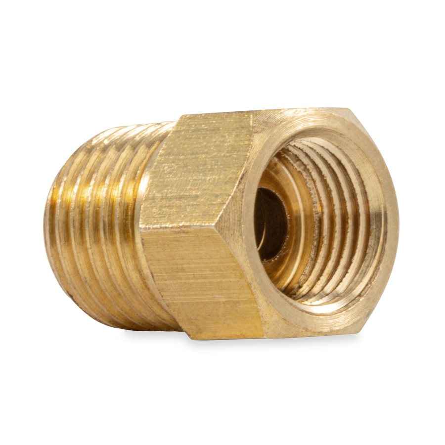 Camco 59954 Brass 1/4-Inch Propane Adapter with Check Valve
