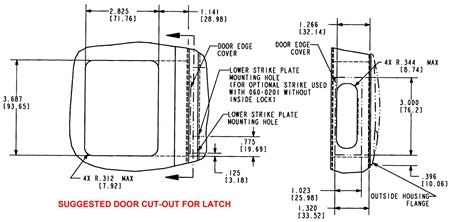 Rv Designer T500 Entry Door Handle - image 3