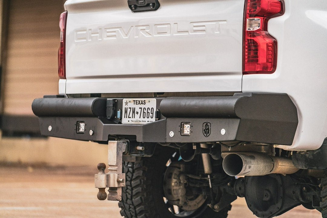 Road Armor 3202VR0B Vaquero Chevy HD Rear Bumper Assembly