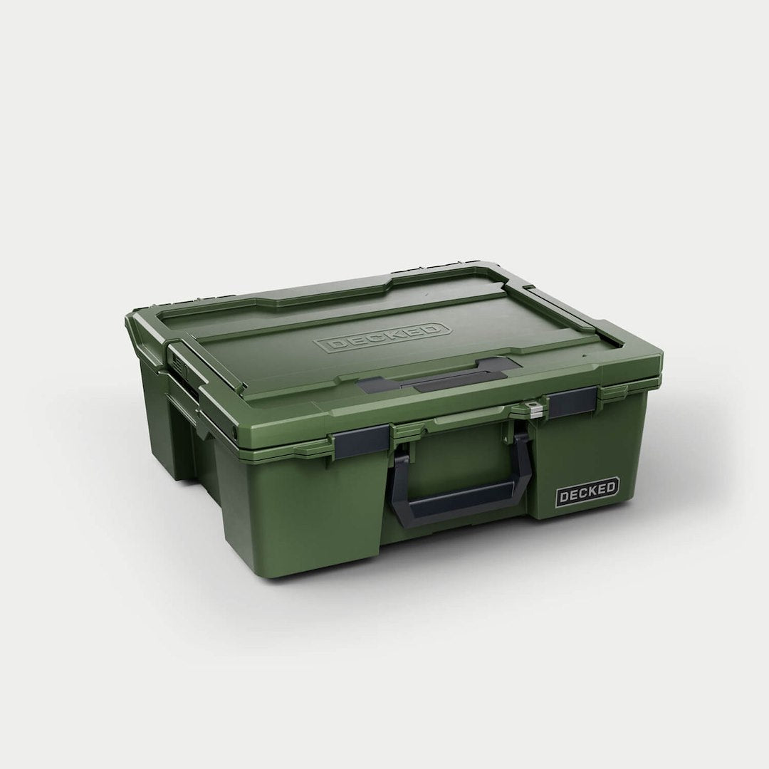 Decked A0020-HRAK-GRN Halfrack 32 Portable Storage Box