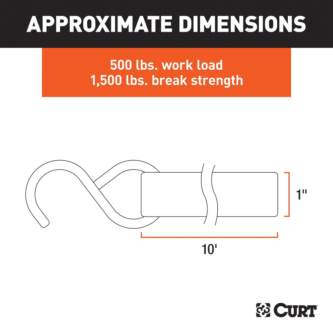 Curt 83001 Tie Down Strap - image 6