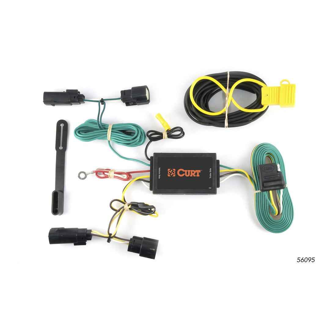 CURT Custom 4-Way Flat Wiring - Lincoln MKT – 56095
