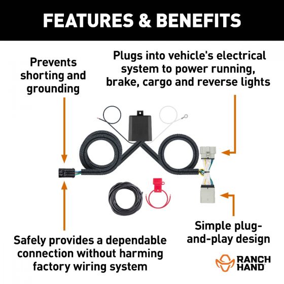 Ranch Hand RHE-10009 Legend Lighted-Rack Harness
