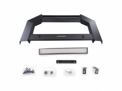 Black Horse Offroad AB-GM11-NL Armour Satin-Black 3-in Bull Bar - image 2