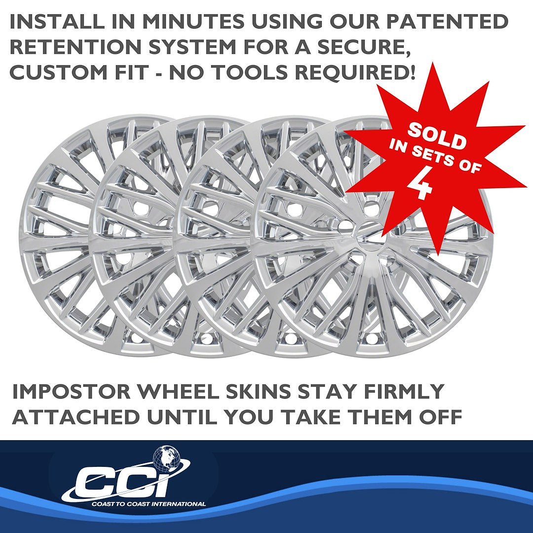 Coast To Coast IMP428X Camry 18-Inch Chrome Skin Set - image 5