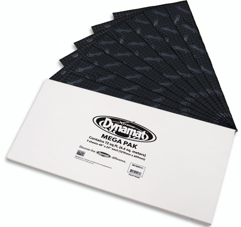 Dynamat 10465 Mega Pak Sound-Damping Panels - image 1