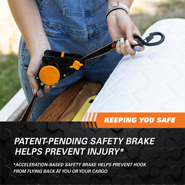 Keeper Corporation 43557 Ratchet Cargo-Securing Strap