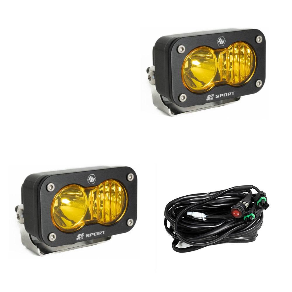 Baja Designs 547813 S2 Sport Amber Surface-Mount Pair - image 1