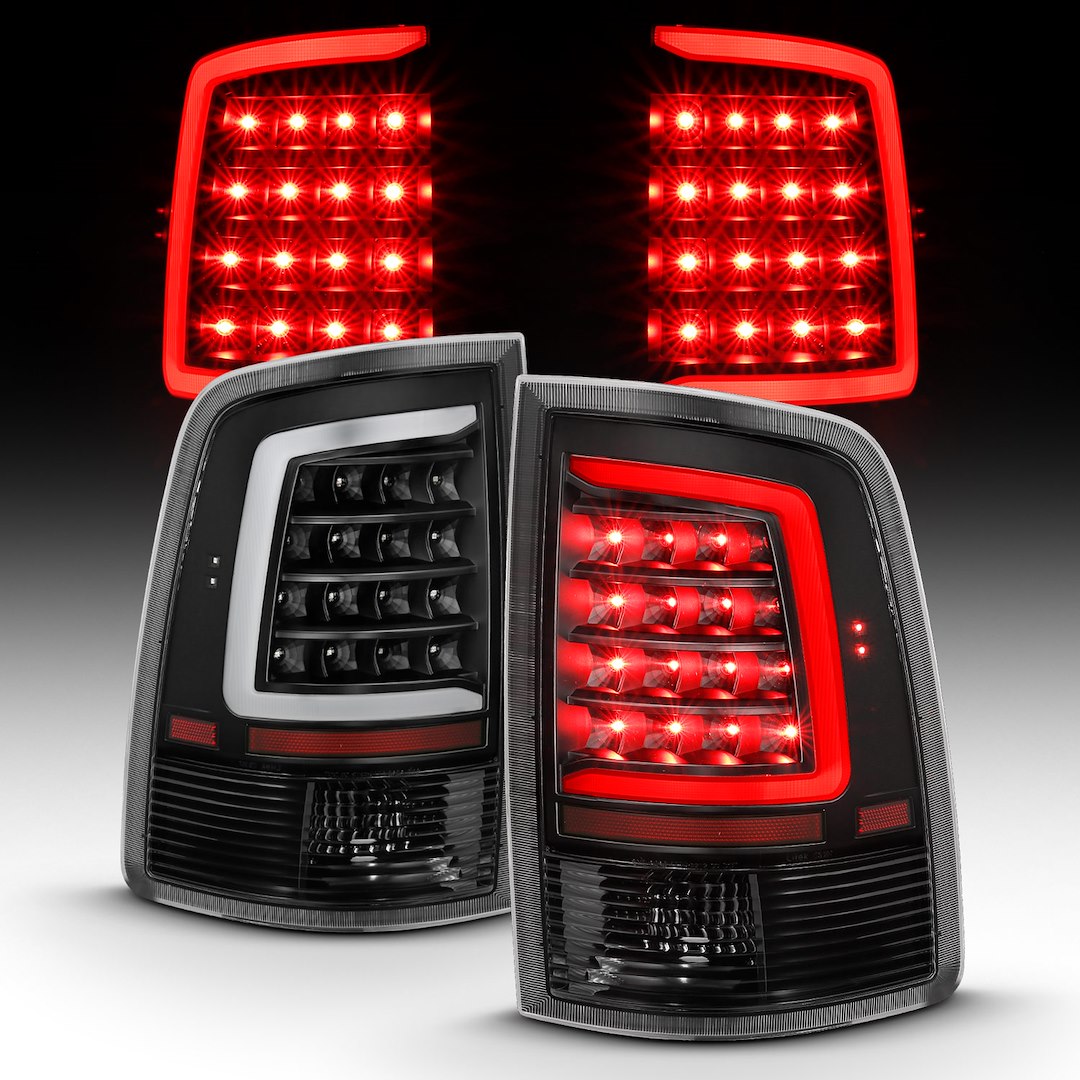 ANZO USA 311318 Ram Black Plank LED Tail-Light Pair - image 6
